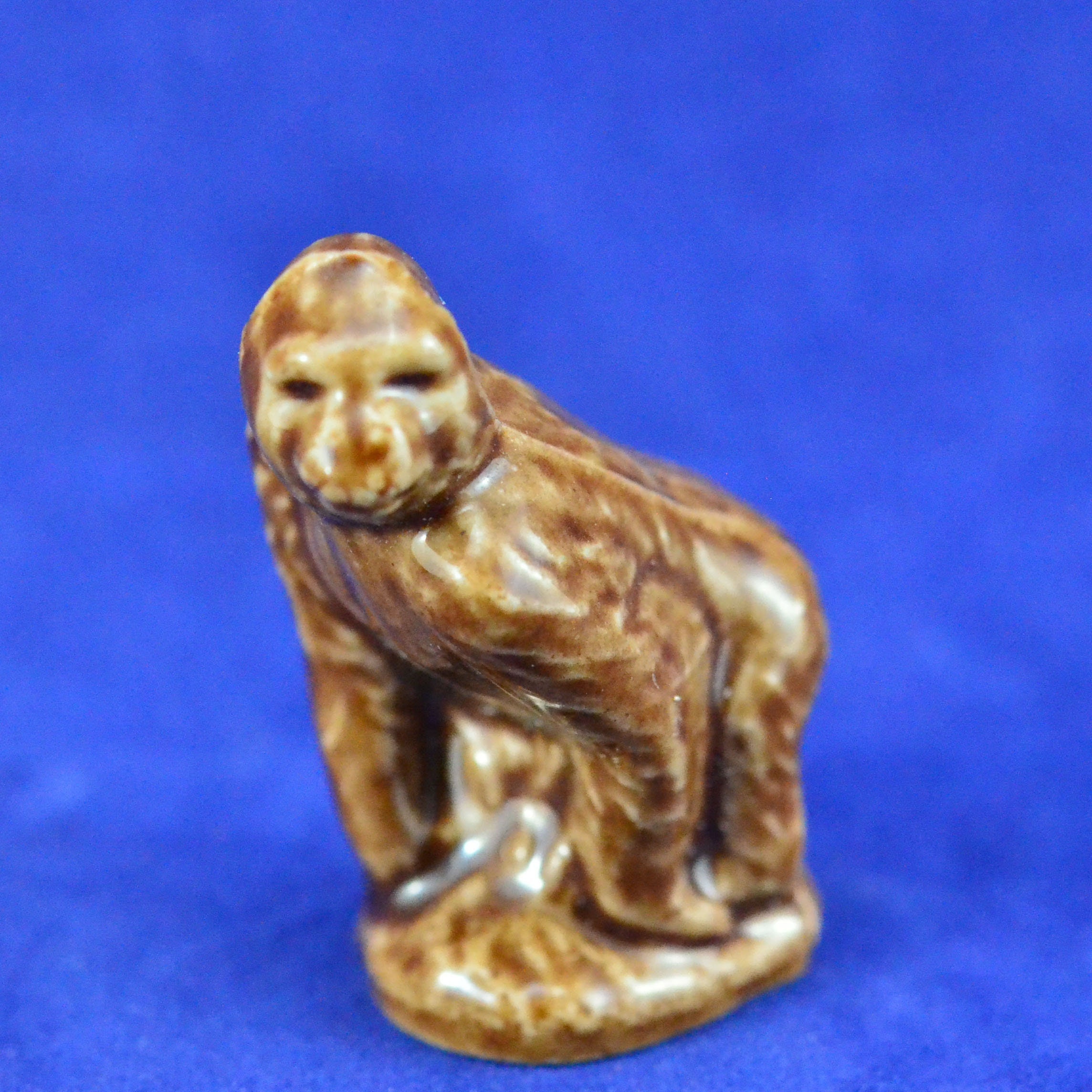 Vintage Wade Whimsies Porcelain Gorilla Animal Series II - Made in