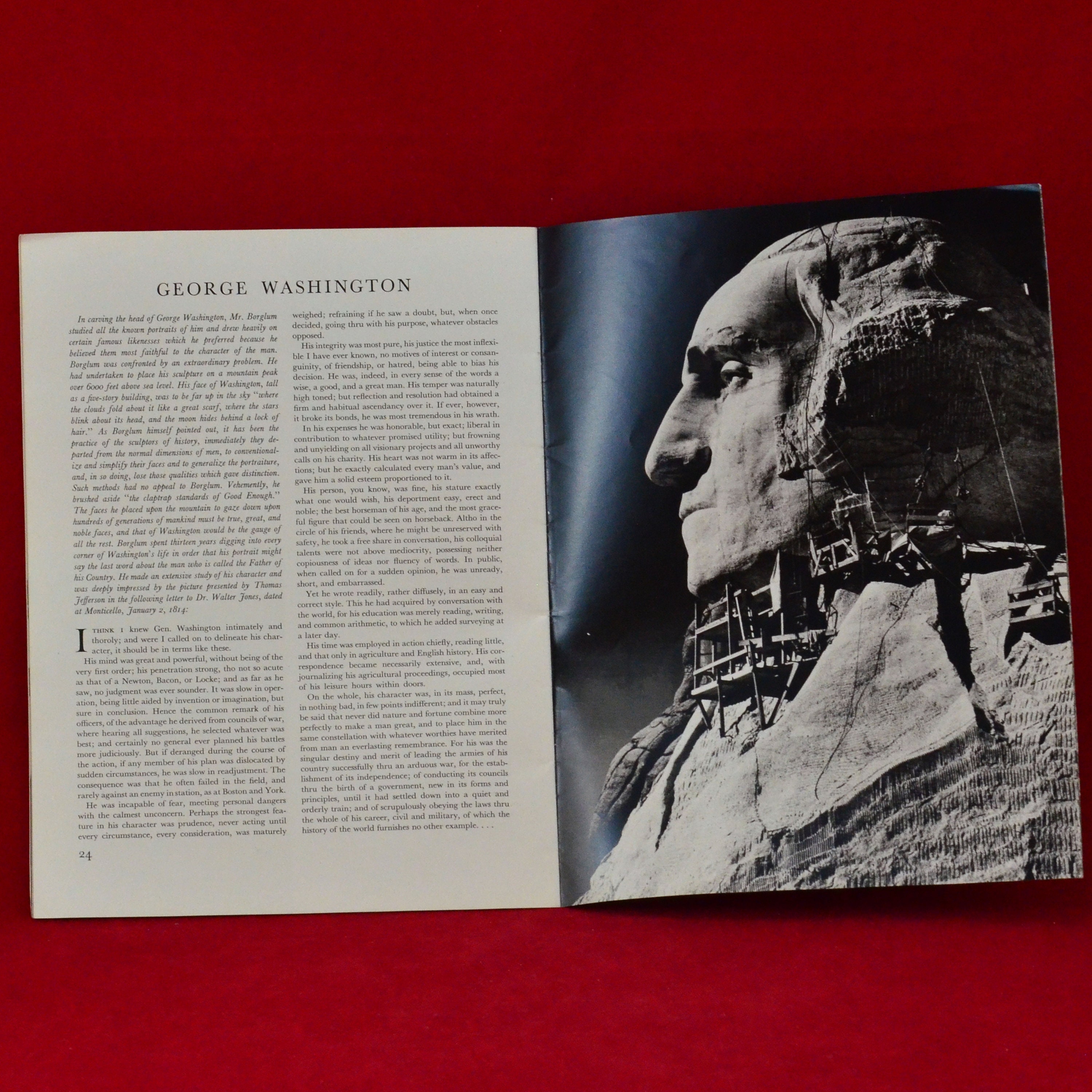 Rare Mount Rushmore National Memorial Shrine of Democracy Book