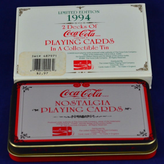 Vintage 1994 Limited Edition Coca-cola Brand Nostalgia Playing
