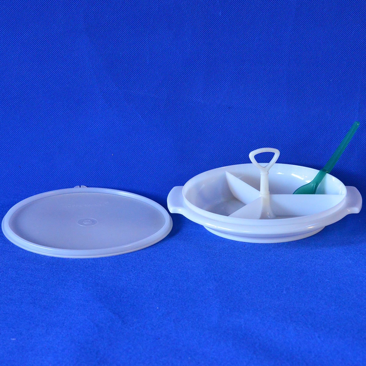 Vintage Tupperware Suzette 2 Handle Divided Relish or Condiment