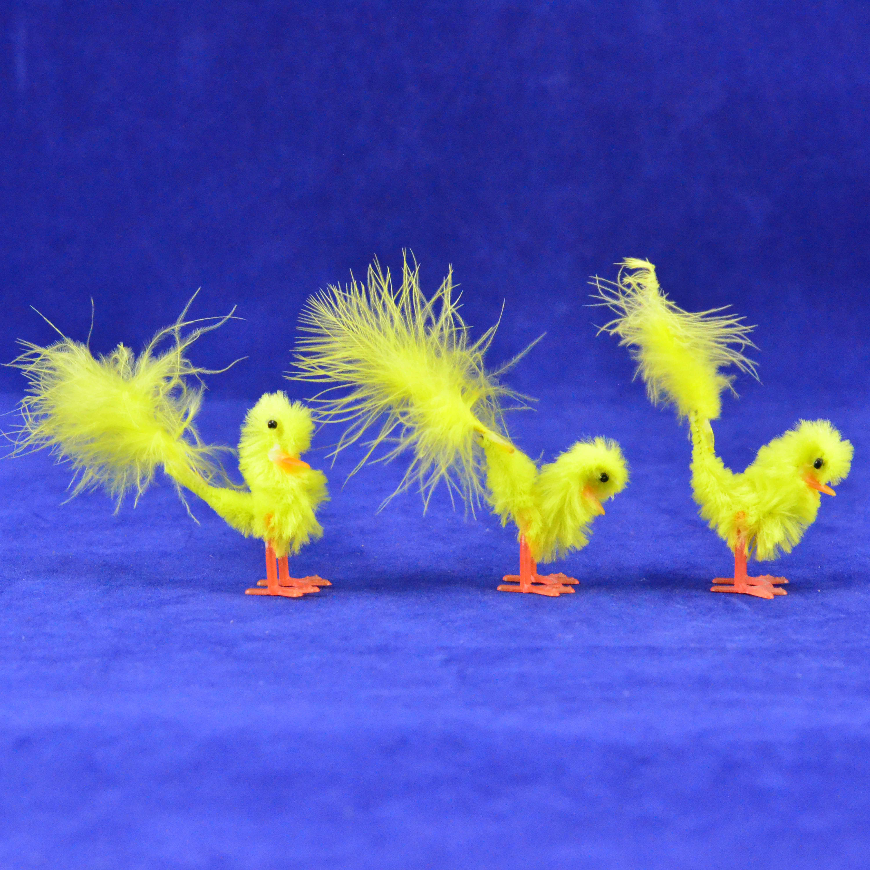 Figurines & Knick Knacks Vintage Pipe Cleaner Chenille Easter Chick