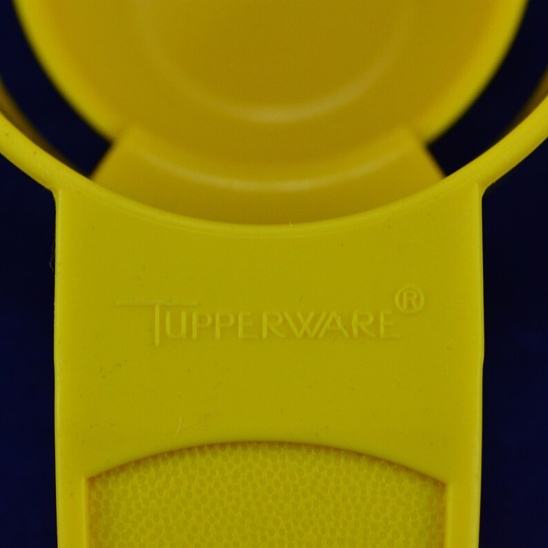 Vintage Tupperware Egg Yolk Separator Yellow Colored 779 Etsy