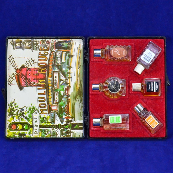 Vintage Set of 6 Miniature Cristina of London Parfums De Pairs
