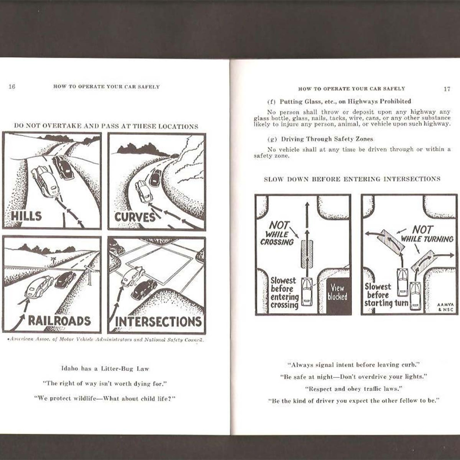 1963 Idaho Drivers Handbookyou Are the Key to Highway Safety Etsy