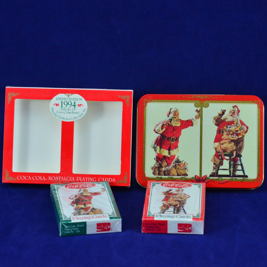 CocaCola Nostalgia Playing Cards コカコーラ 1998 Limited Edition Coca-Cola Nostalgia Playing Cards in