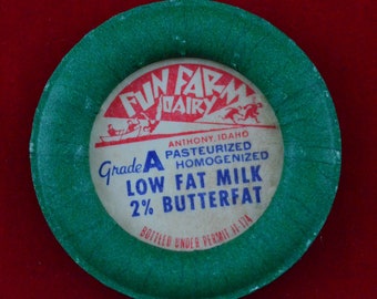 Tampa de garrafa de leite vintage St.