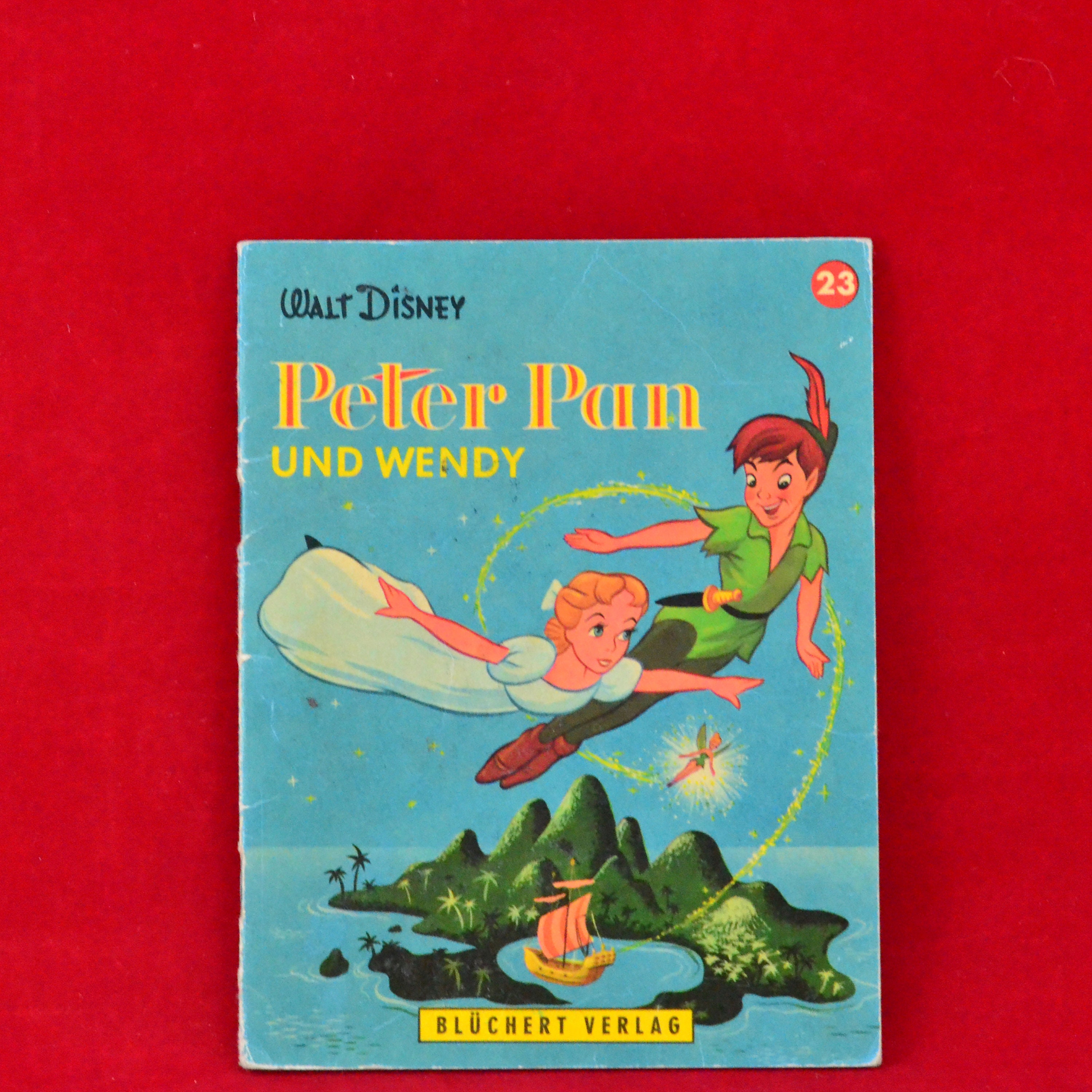 Vintage German Walt Disney's Peter Pan Und Wendy - Bluchert
