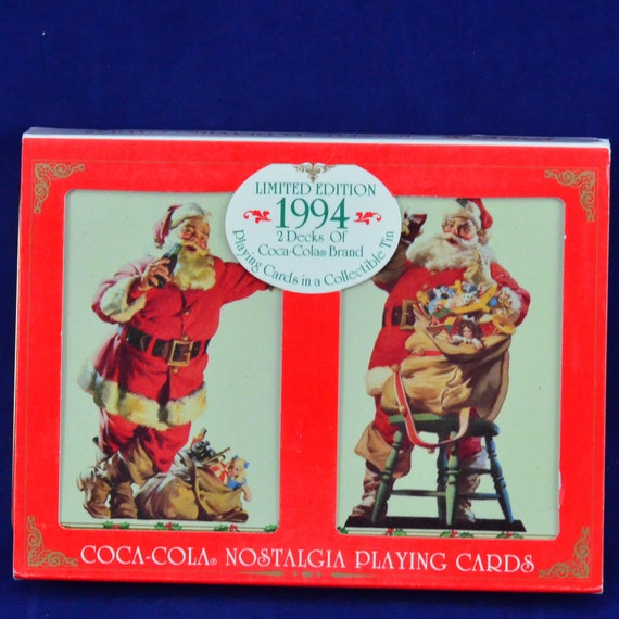 Vintage 1994 Limited Edition Coca-cola Brand Nostalgia Playing