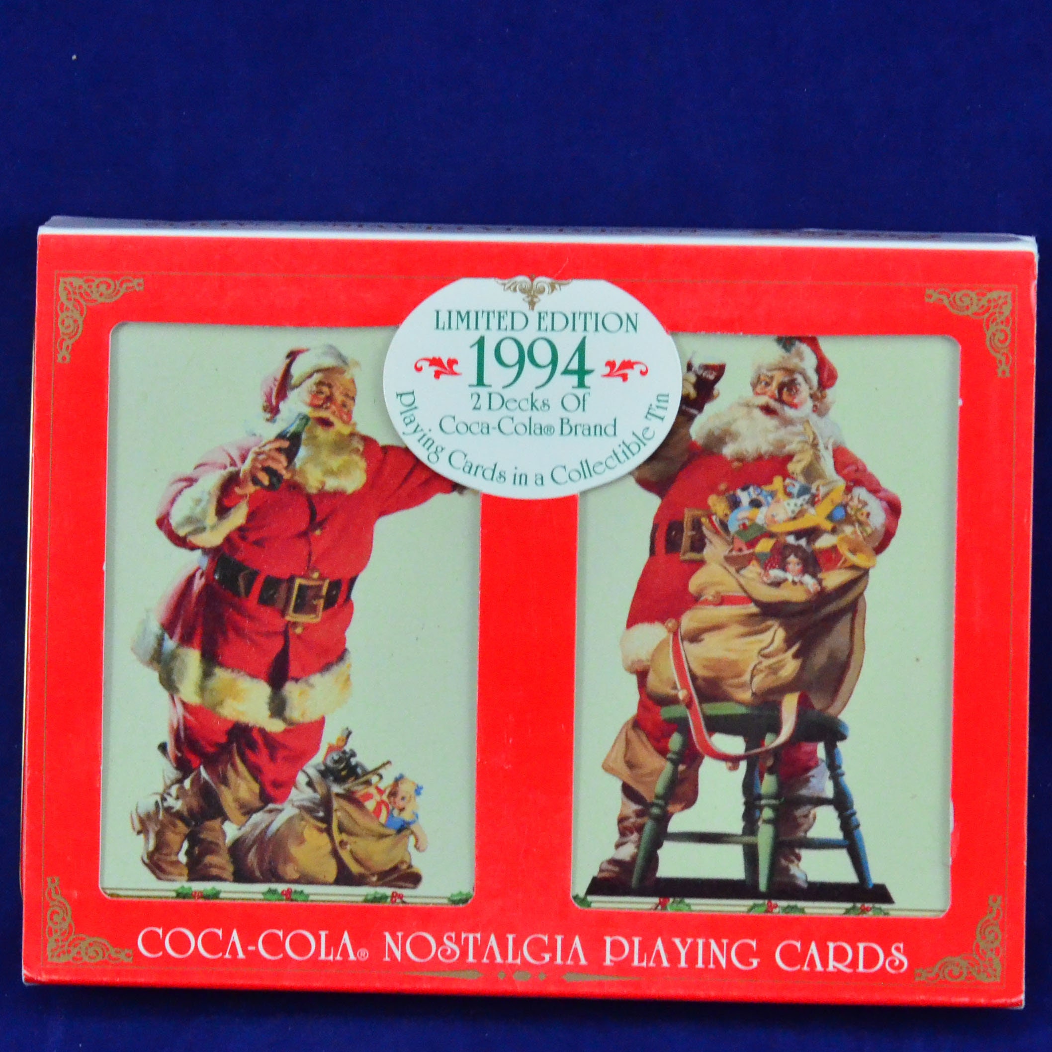 CocaCola Nostalgia Playing Cards コカコーラ Vintage 1994 Limited Edition Coca-cola Brand Nostalgia Playing
