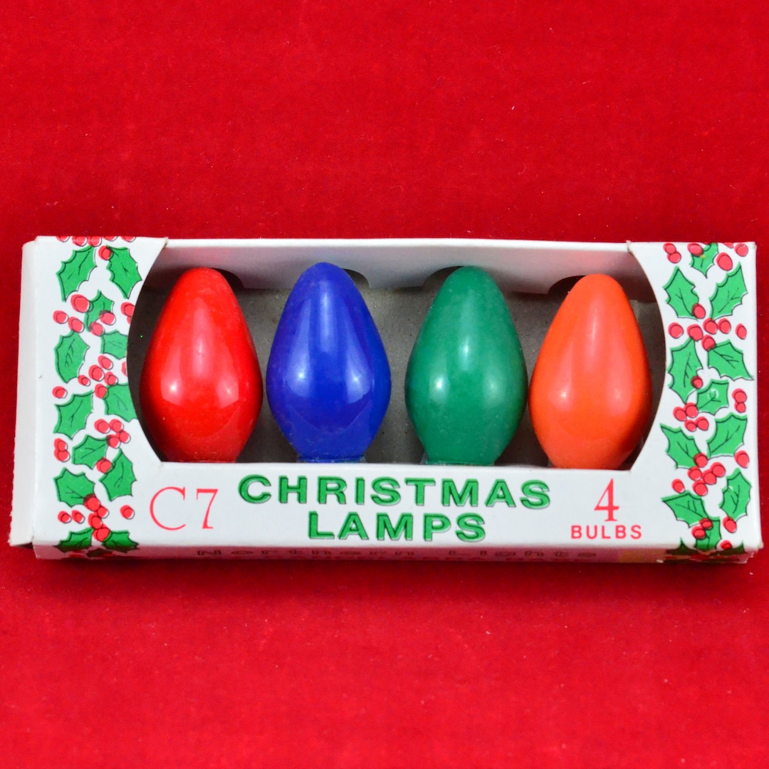 Vintage Multi Color Northern Lights Christmas Candelabra Replacement