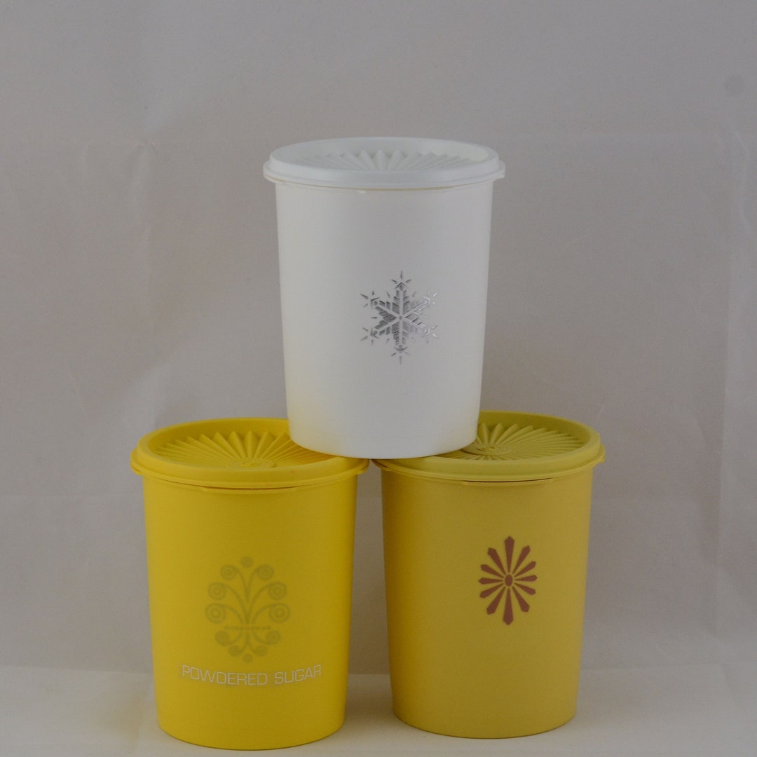 タッパーウェアセット　まとめ売り　　Tupperware CHOICE Vintage Tupperware 811 Servalier Stacking Kitchen Canister