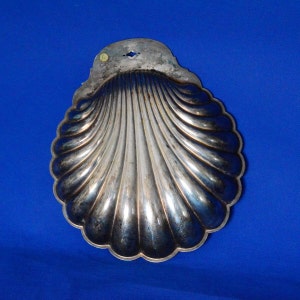 William Rogers Large Clam Shell Silverplate Hollowware Dip Tray