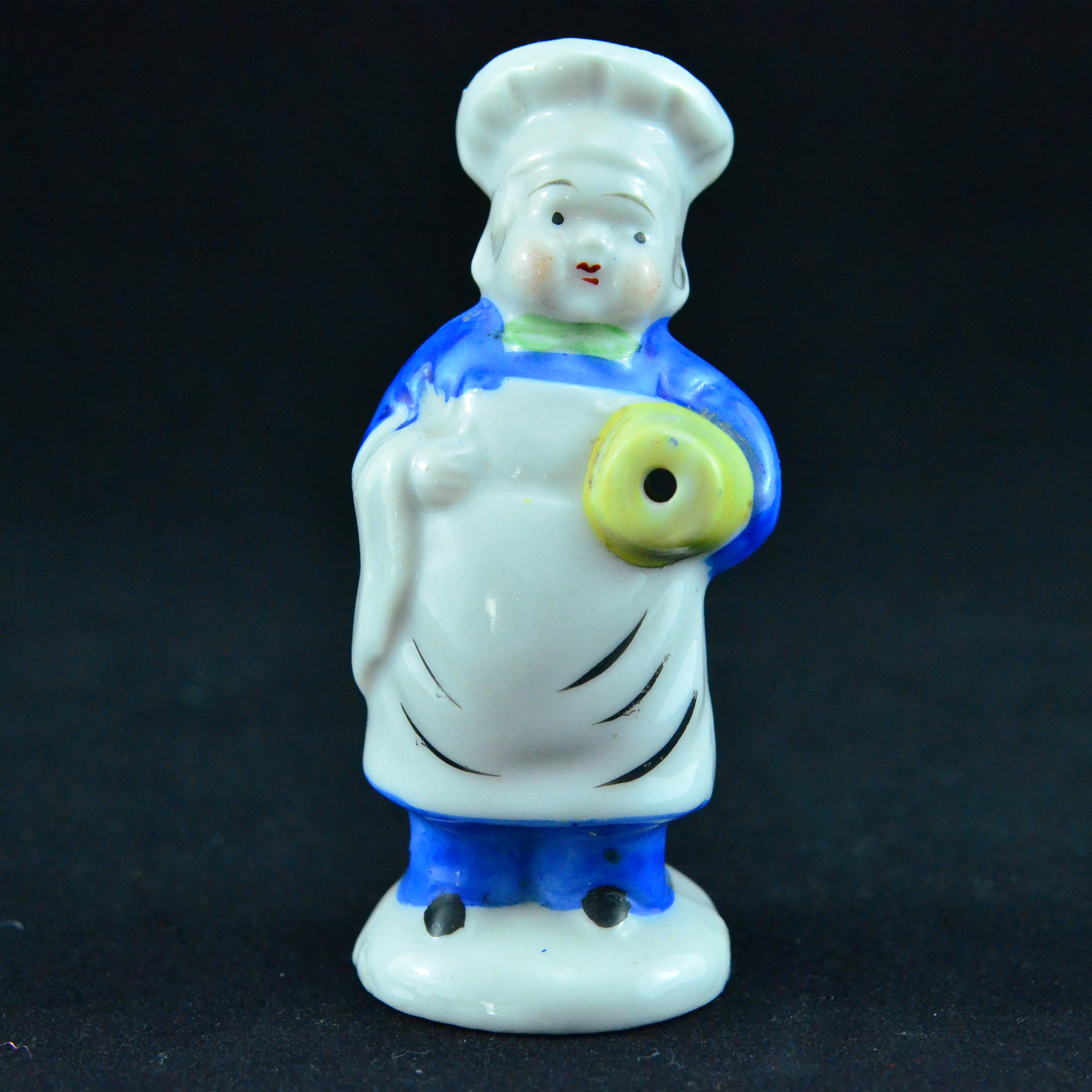 Vintage Porcelain Baker or Chef Figurine - Porcelain Figure