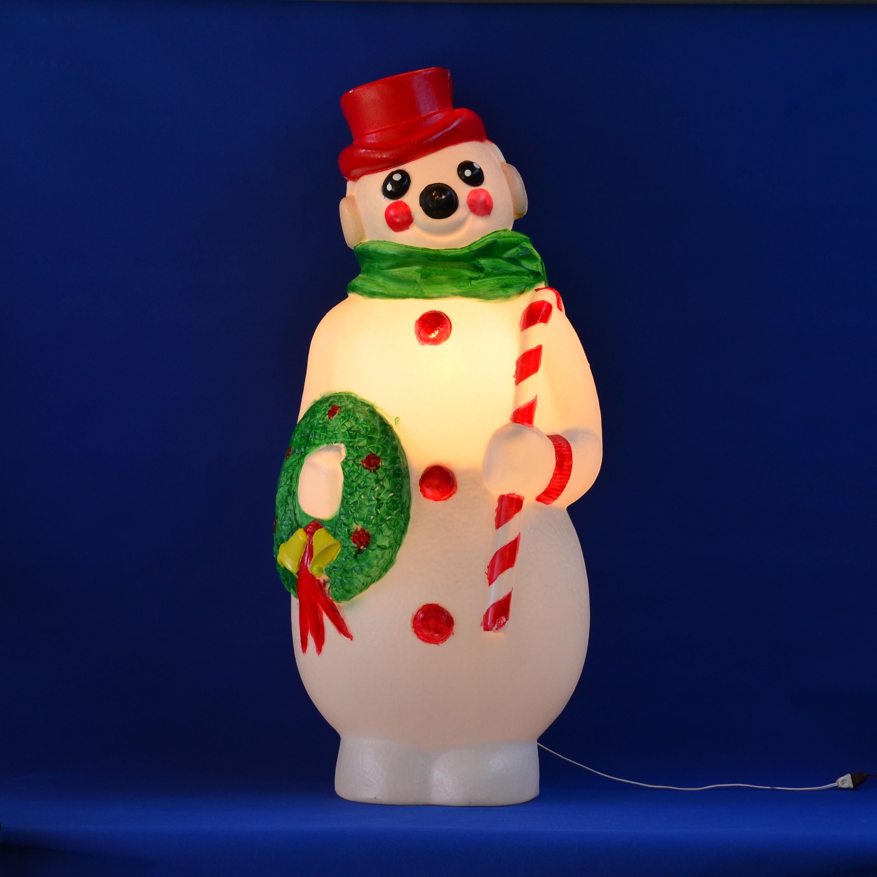 Vintage Empire Blow Mold Snowman - Etsy