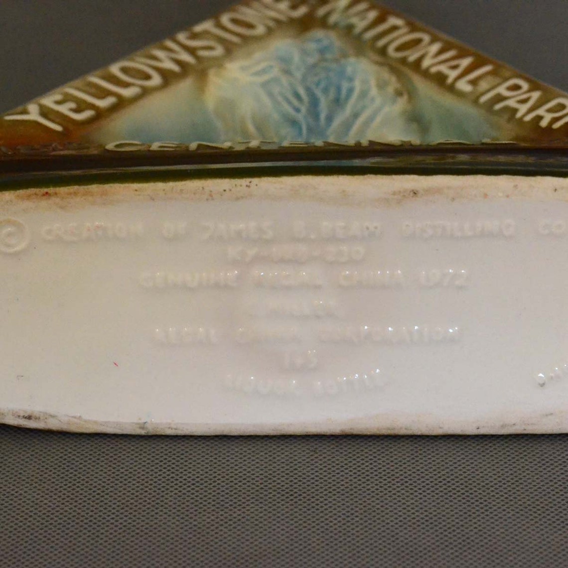 Jim Beam Yellowstone National Park Centennial Decanter c. 1972 Etsy