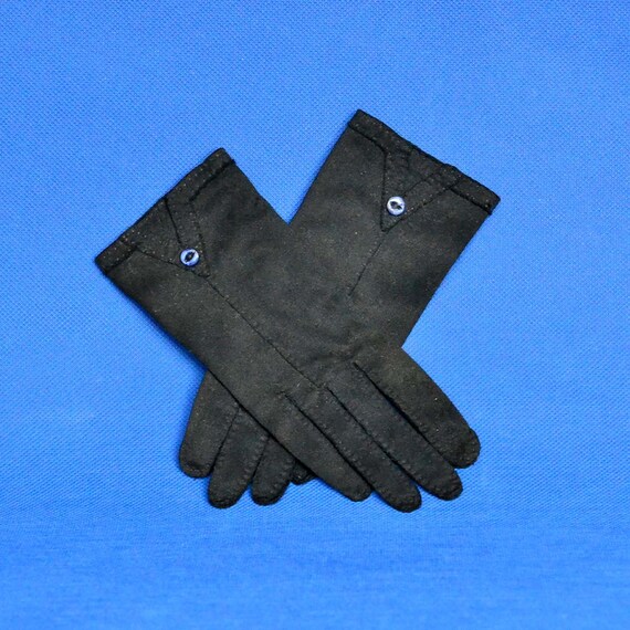 Evening Gloves in Black by Wear Right, Vintage 19… - image 2