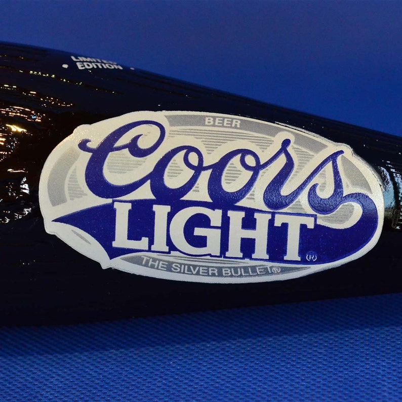 Coors Light Baseball Bat Beer Bottle With Screw on Cap Etsy