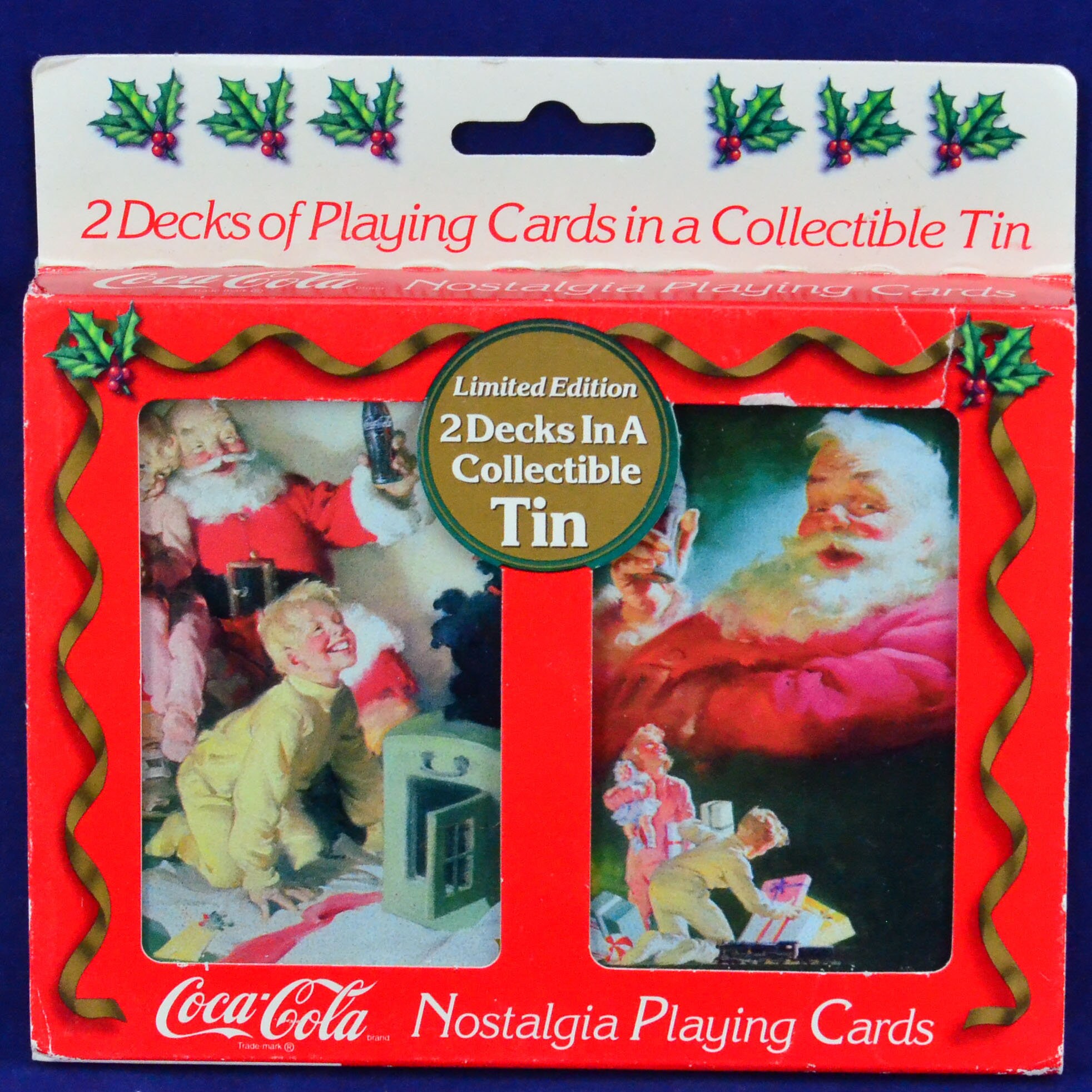 Vintage 1996 Limited Edition Coca-cola Brand Nostalgia Playing