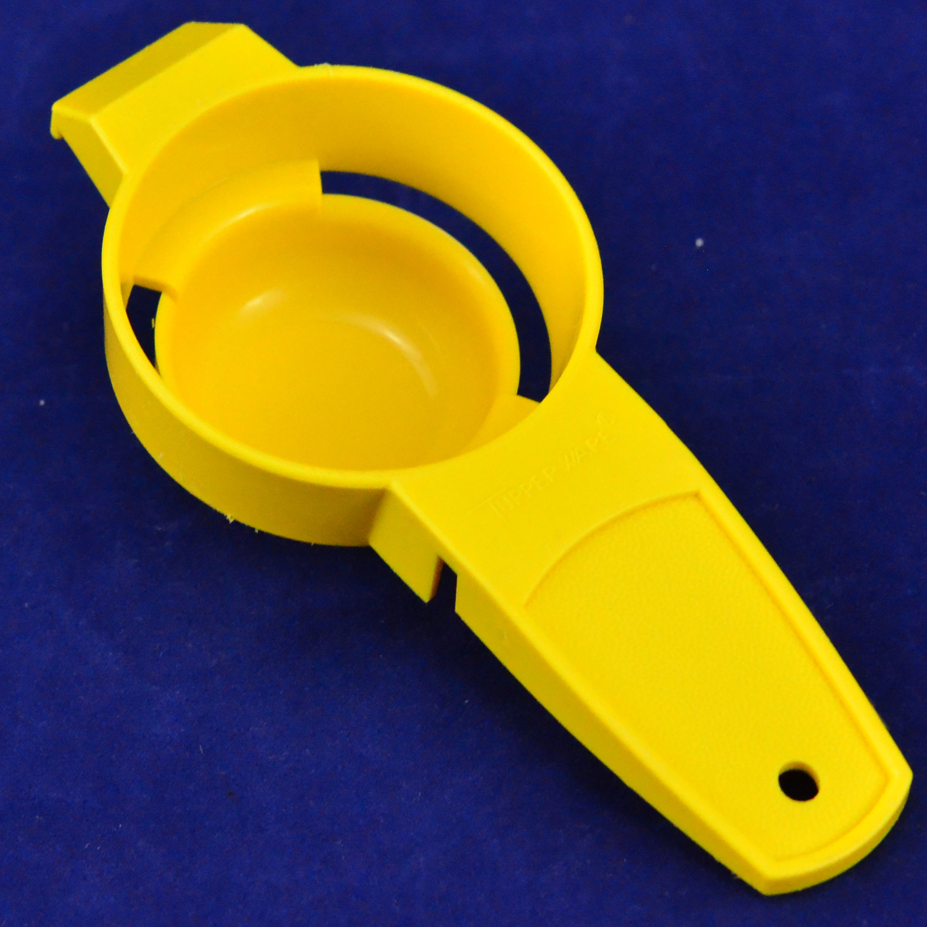 Vintage Tupperware Egg Yolk Separator Yellow Colored 779 Etsy