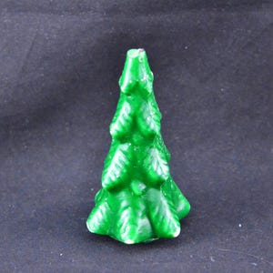 Vintage grote 5 inch Gurley-dennenboom nieuwigheid figurale kaars - kerstboom - Gurley Candle Company - kerstdecoratie voor de feestdagen - Made in USA