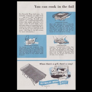 Reynolds Metals Company Casual Cooking - Vintage Cook Book - Advertising & Recipe Booklet- c. 1954 image 2