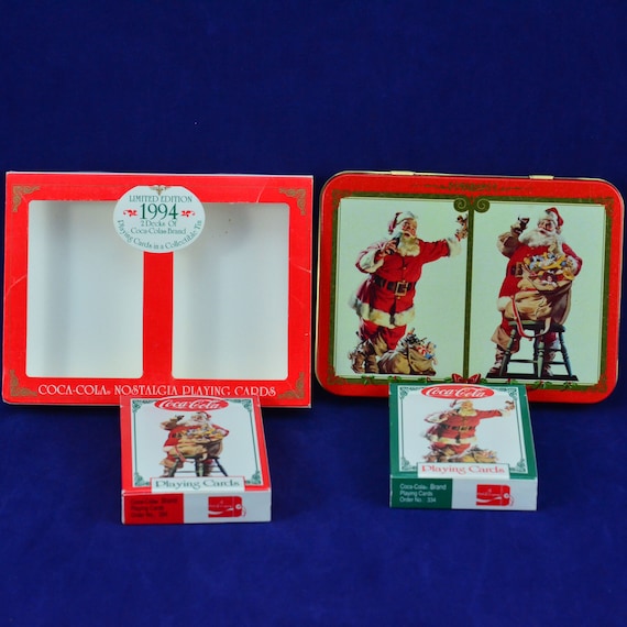 Vintage 1994 Limited Edition Coca-cola Brand Nostalgia Playing