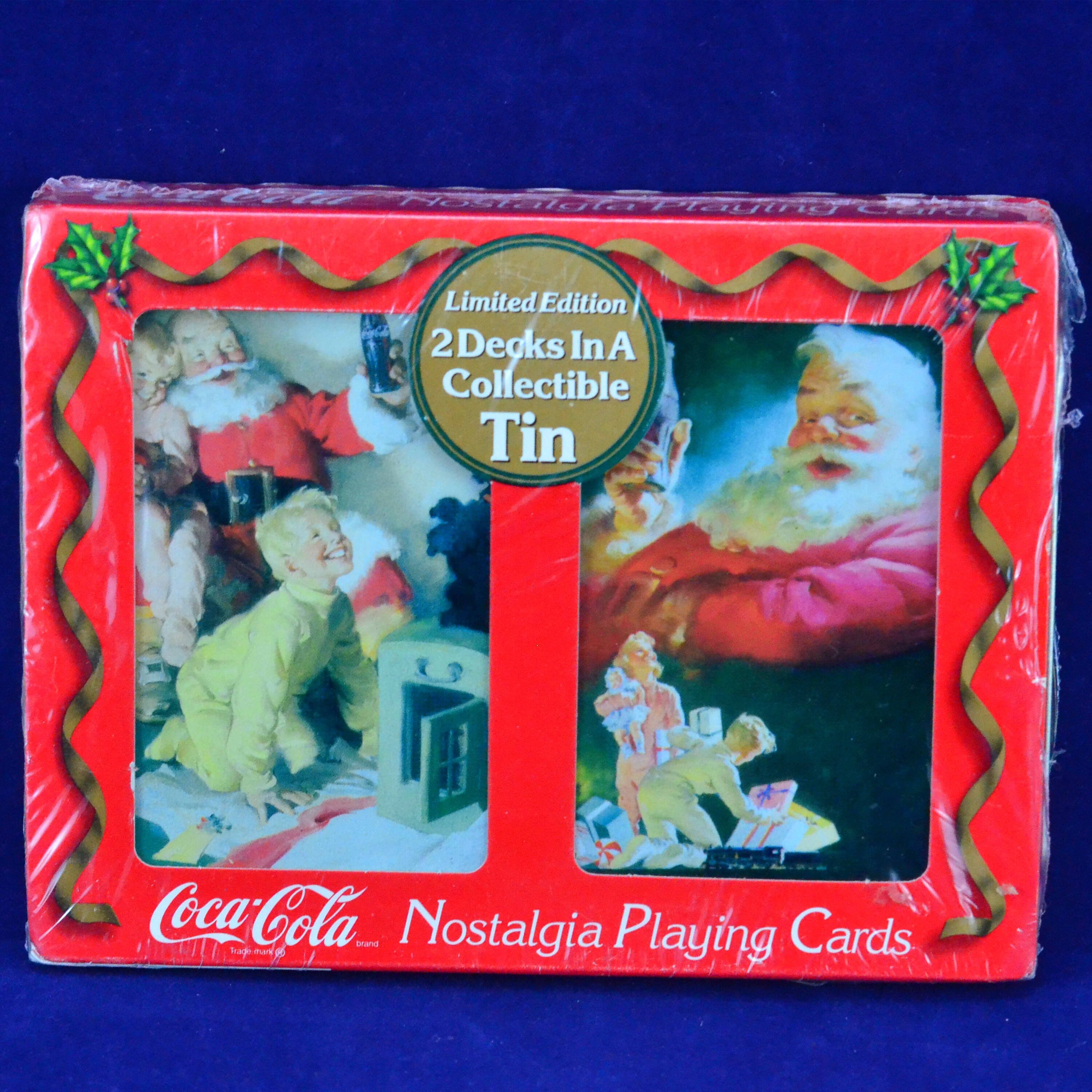 Vintage 1996 Limited Edition Coca-cola Brand Nostalgia Playing