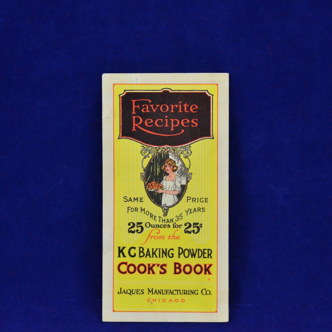 KC Baking Powder Cook's Book - Favorite Recipes - Vintage Recipe ...