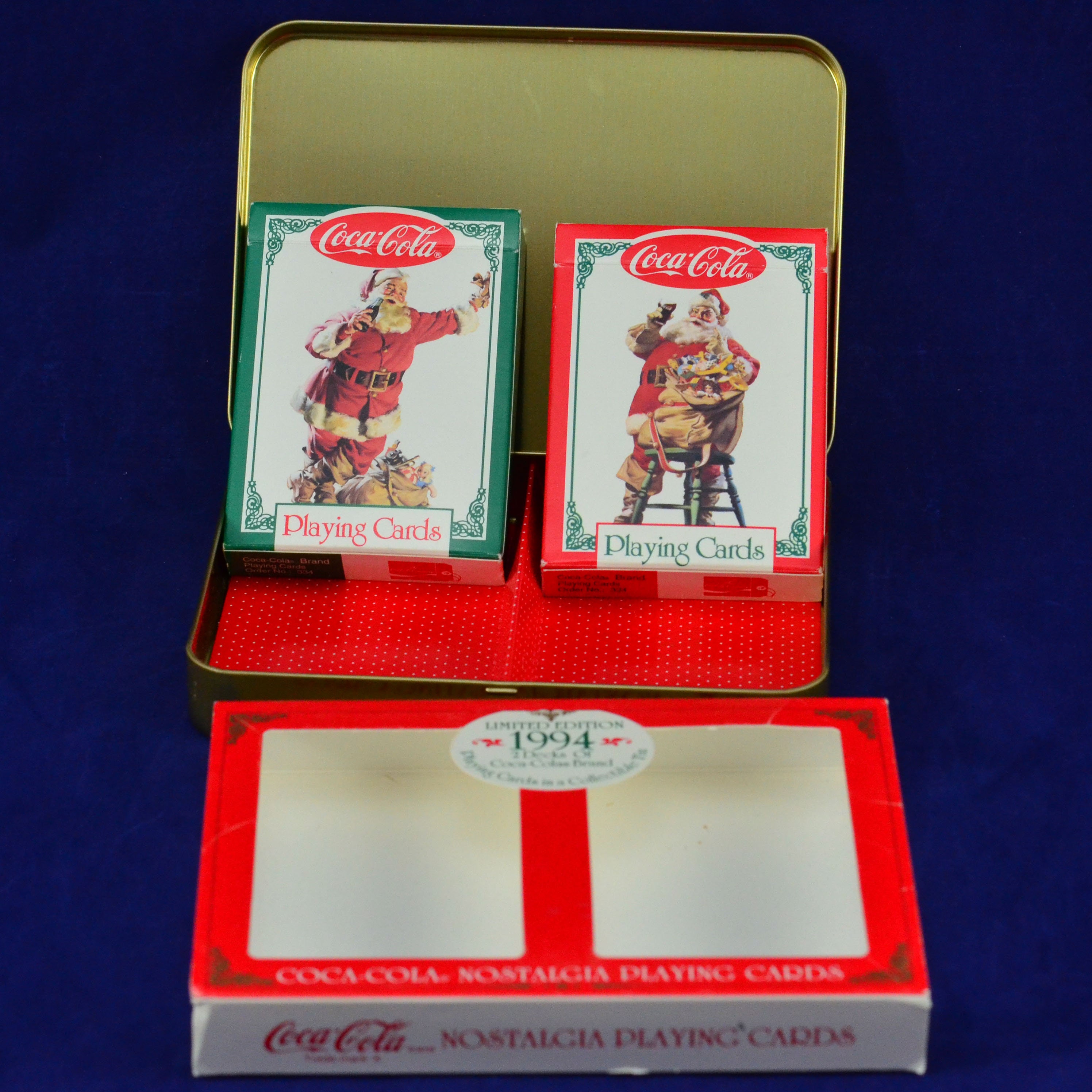 Vintage 1994 Limited Edition Coca-cola Brand Nostalgia Playing