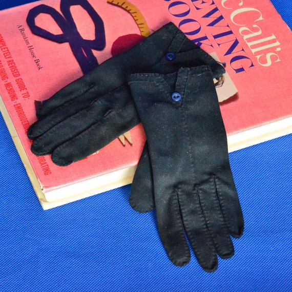 Evening Gloves in Black by Wear Right, Vintage 19… - image 1