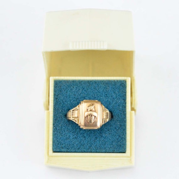 Vintage Ultra Supertone 1939 Art Deco Yellow Gold School Class