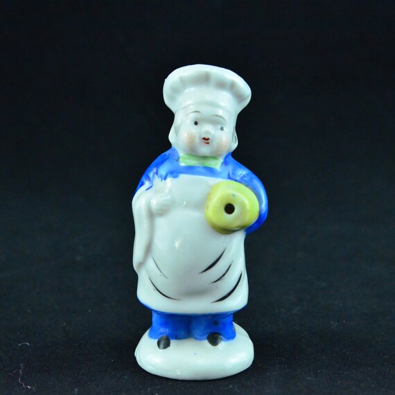 Vintage Porcelain Baker or Chef Figurine - Porcelain Figure