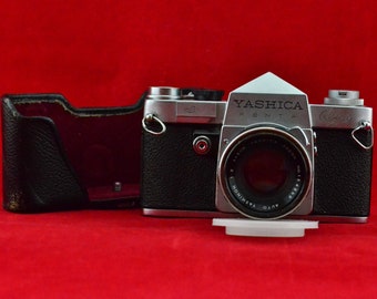 Vintage Yashica Penta J 35 Mm Film SLR Camera, Auto Yashinon 1:2 F