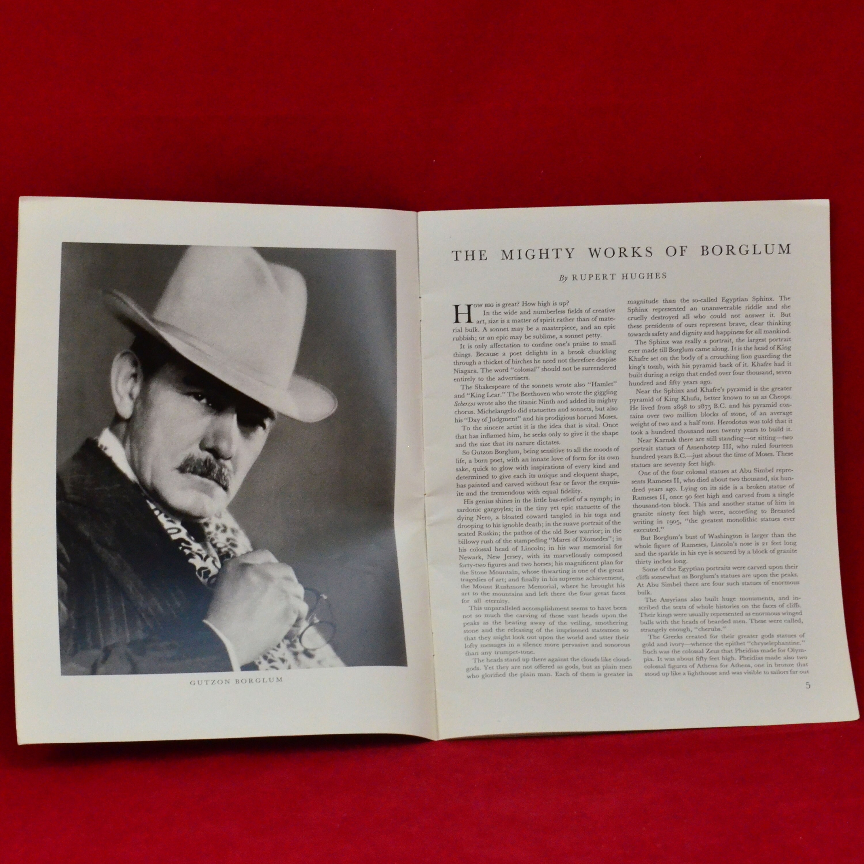 Rare Mount Rushmore National Memorial Shrine of Democracy Book