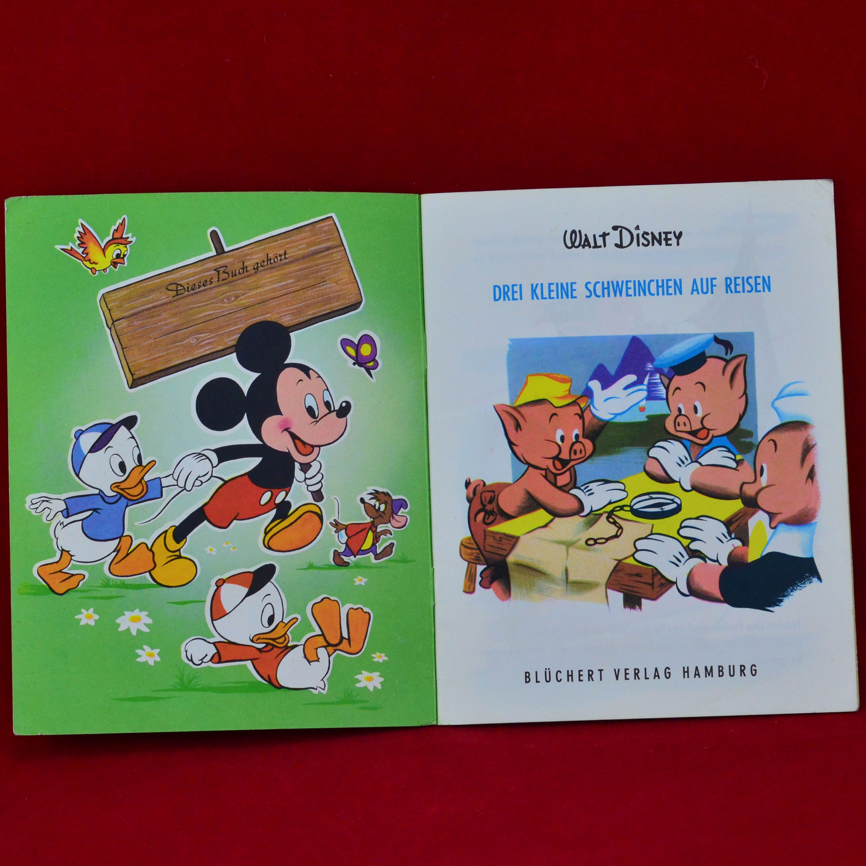 3 Kleine Schweinchen Auf Reisen - Vintage Buch um 1962 - Walt Disney  Productions - Bluchert Verlag Hamburg - Etsy Österreich, image size:3000x3000