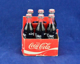 Coca-Cola スティッチ ボトル型　ピンズ　6個セット Vintage Enjoy Coca-cola Miniature Bottles & Six Pack Carrier