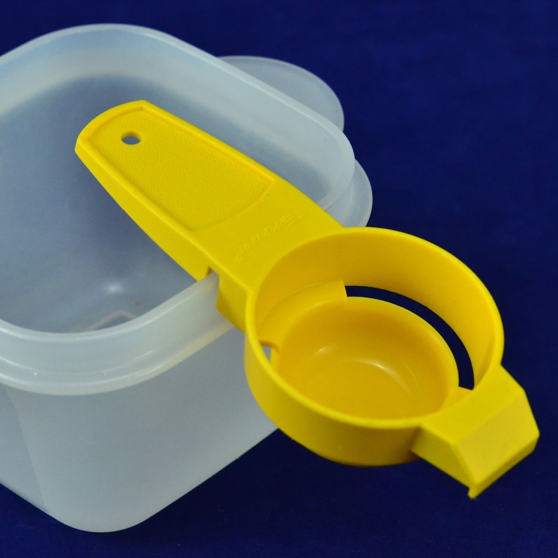 Vintage Tupperware Egg Yolk Separator Yellow Colored 779 Etsy