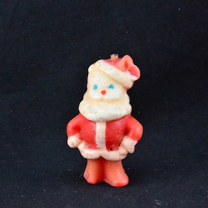 Gurley kerstman uit het midden van de eeuw Kerstfiguur nieuwigheidskaars - Gurley Candle Company - Kerstdecoratie - Decoratie voor de feestdagen - Made in USA