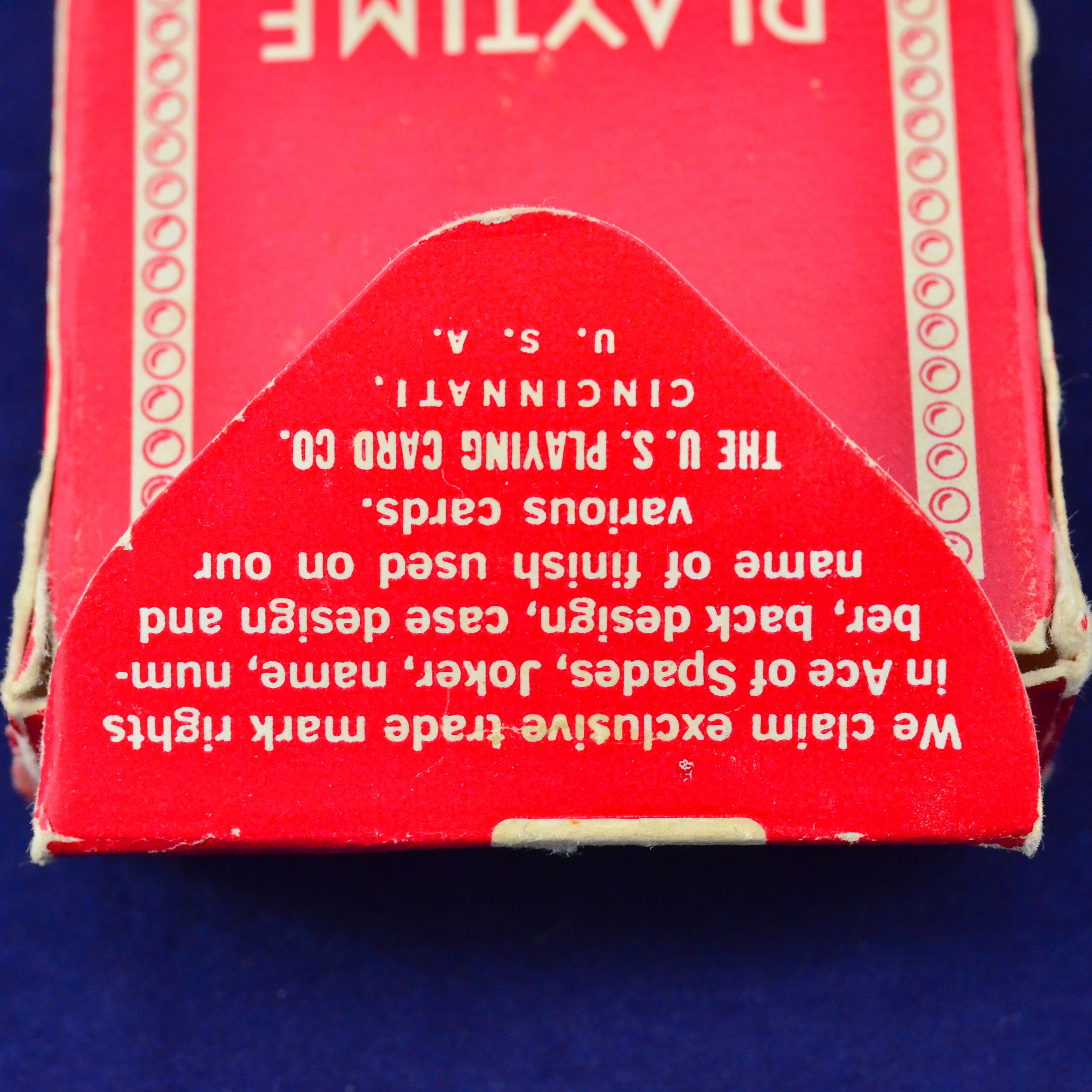 ビンテージ　プレイボーイ　飾り　額 Mid-century Playtime Playing Cards - Miniature Deck of Cards