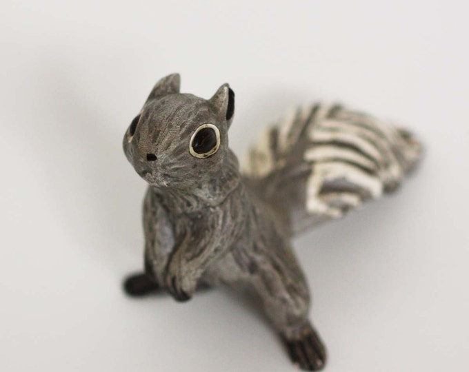 Vintage Ceramic Squirrel Figurine Etsy