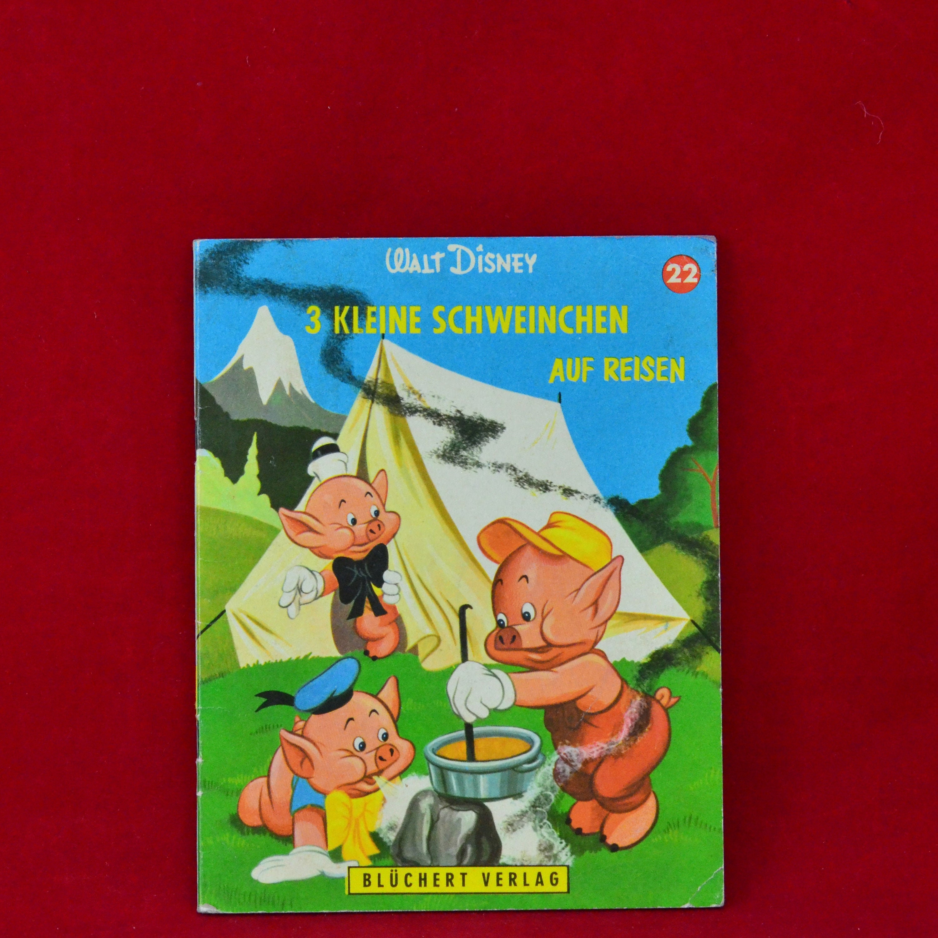 3 Kleine Schweinchen Auf Reisen - Vintage Buch um 1962 - Walt Disney  Productions - Bluchert Verlag Hamburg - Etsy Österreich, image size:3000x3000