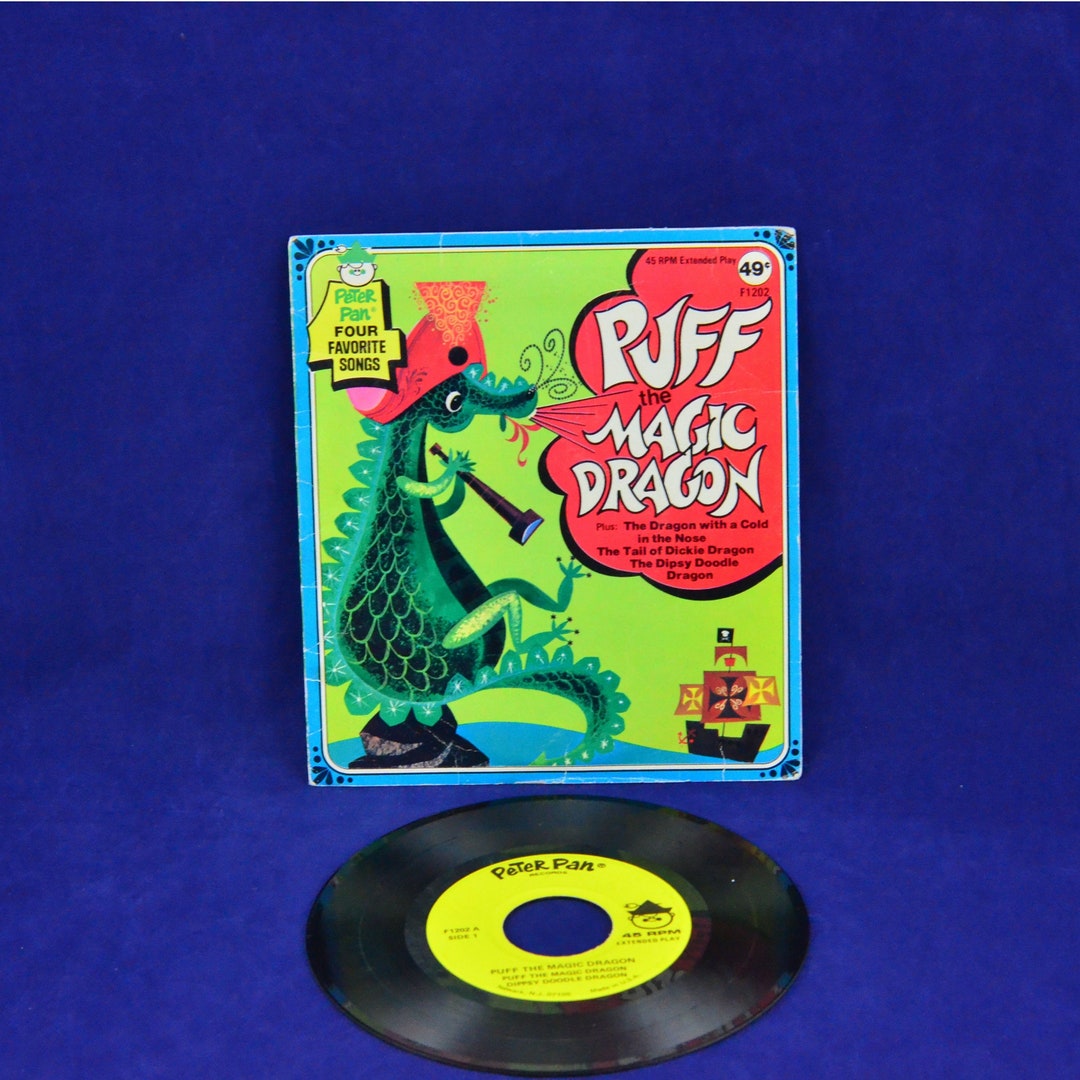 Peter Pan Records Puff the Magic Dragon, Dipsy Doodle Dragon, Tail of