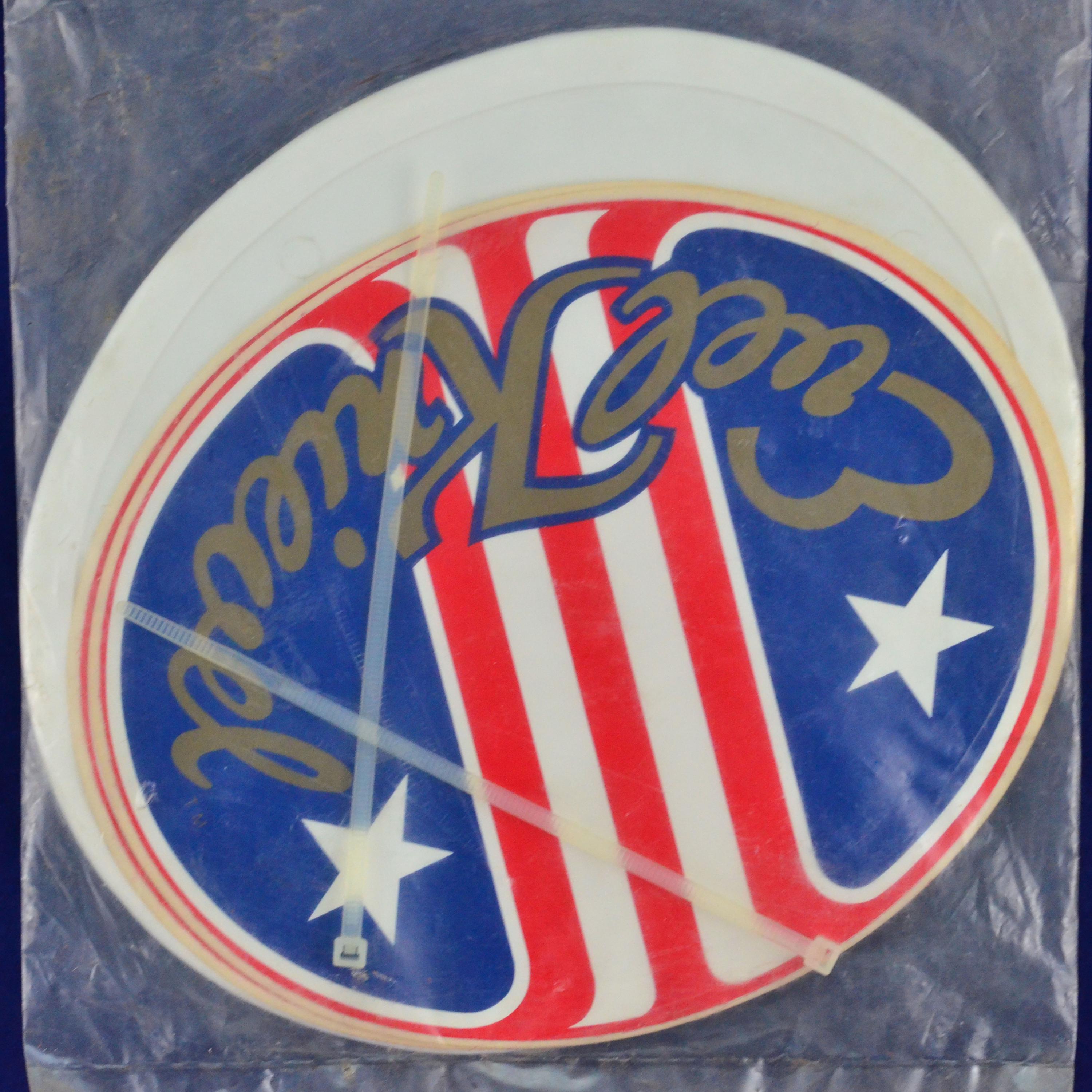Choice of AMF Evel Knievel Bicycle Number Plate Kit - 2 Decal