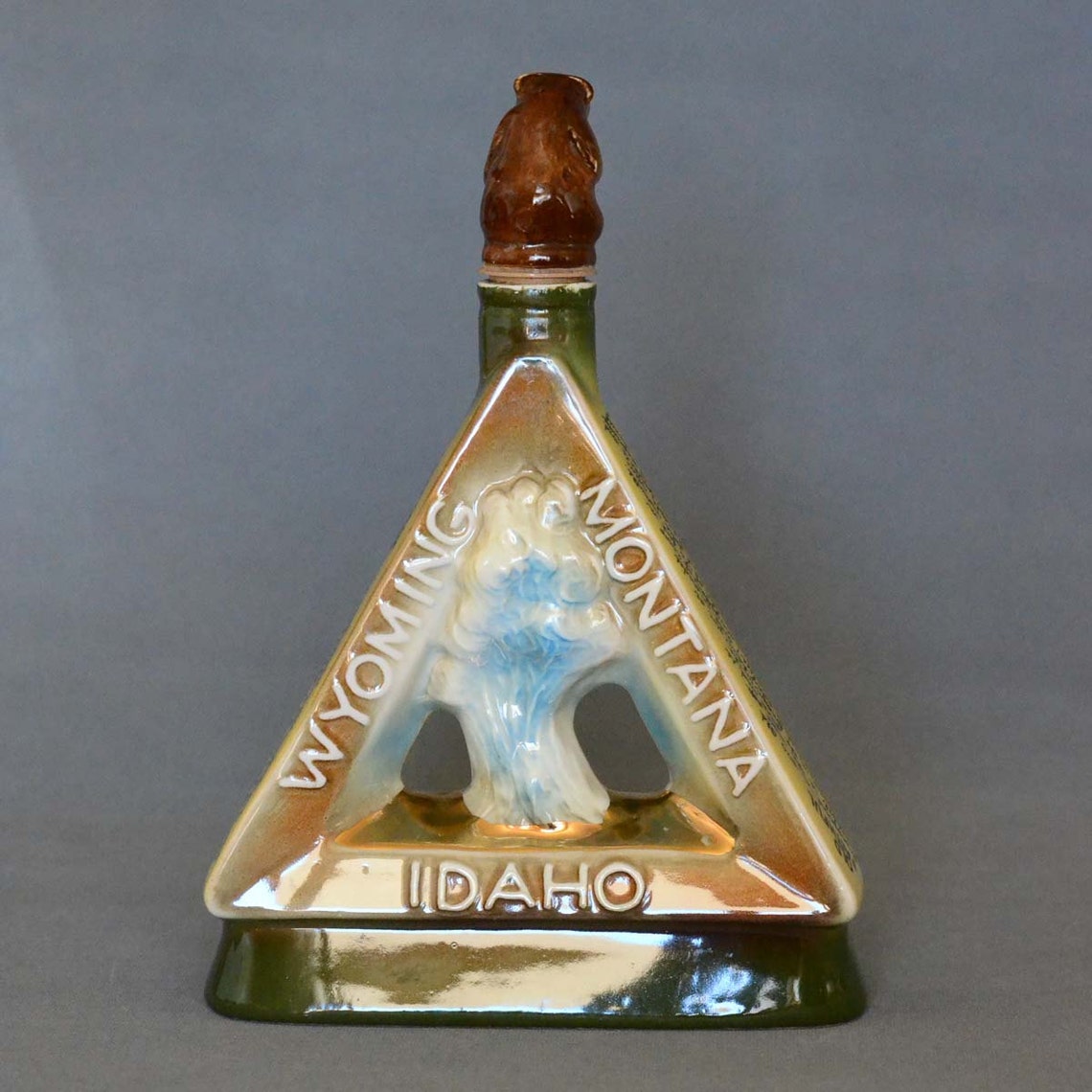 Jim Beam Yellowstone National Park Centennial Decanter c. 1972 Etsy