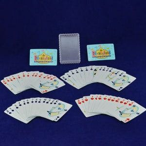 Disneyland The Happiest Place On Earth Playing Cards - 52 Cards - 2 Joker - Walt Disney Resort - Travel Souvenir - Made in Malaysia