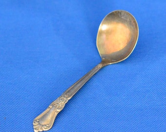 Valley Rose Silverplate Gravy Ladle by William Rogers Oneida Ltd. - Pattern Number: 1956 - Serving Tools