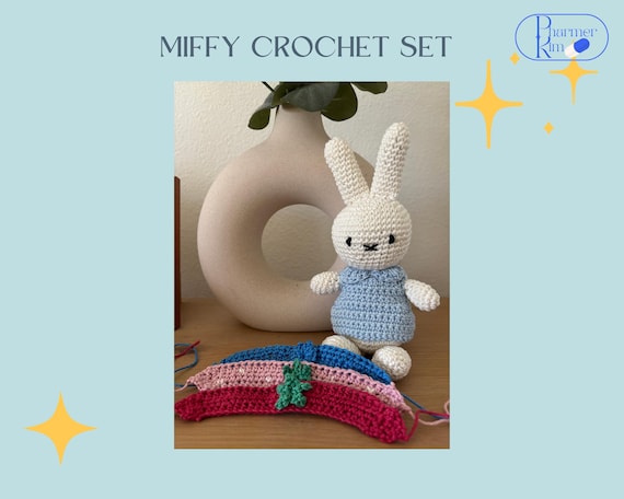 Miffy Garden Crochet Set With Fruit and Vegetable Hats | Handmade Miffy Plush - Etsy Miffy Garden Crochet Set With Fruit and Vegetable Hats | Handmade Miffy Plush - Etsy