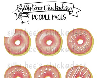 Donut Doodle Page