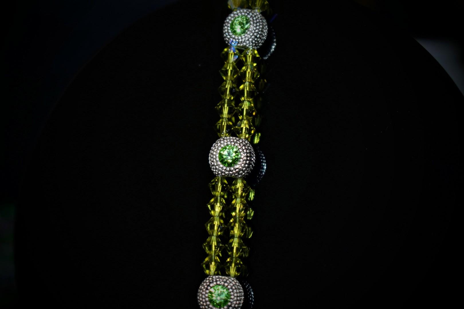 Crystal Glamour Bracelet • Swarovski Crystal Jewelry • Elegant Handmade Jewelry for Special Occasions