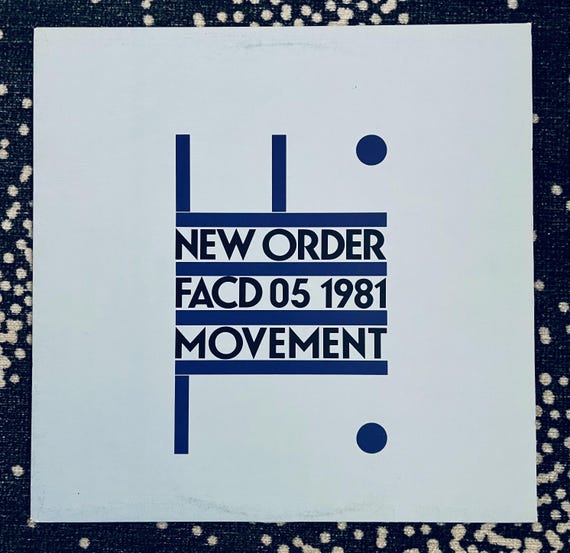 New Order - Movement LP (1981) Post-punk Joy Division New Wave - Etsy